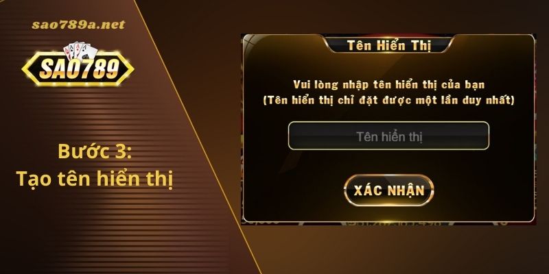 Cập nhật tên hiển thị