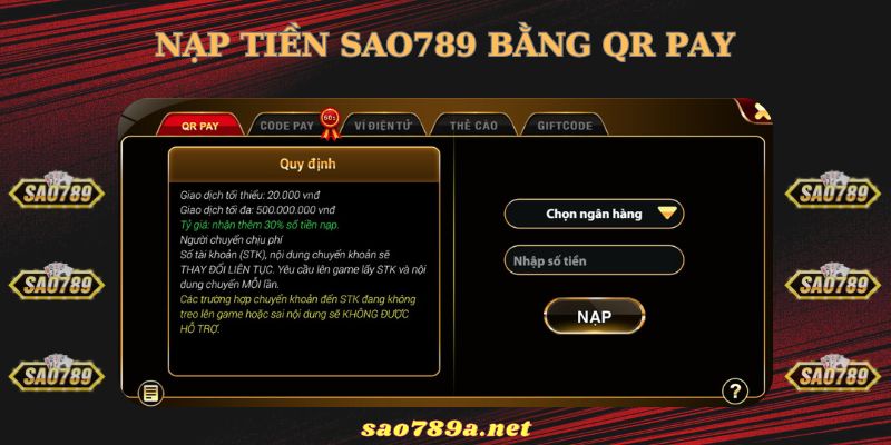 Thanh toán với mã QR tiện lợi