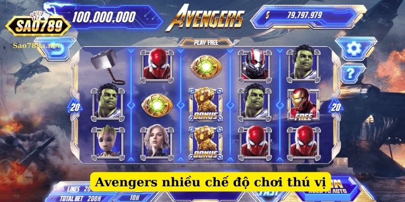 Avengers với nhiều chế độ chơi thú vị