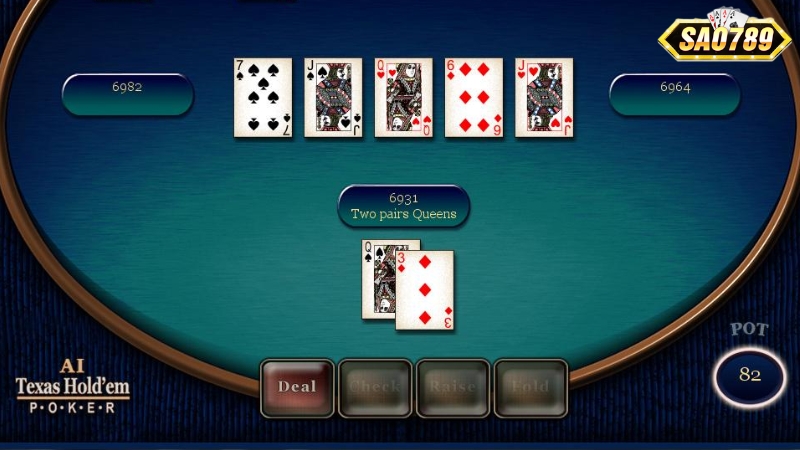 Game bài Poker Texas Hold'em đình đám tại Sao789